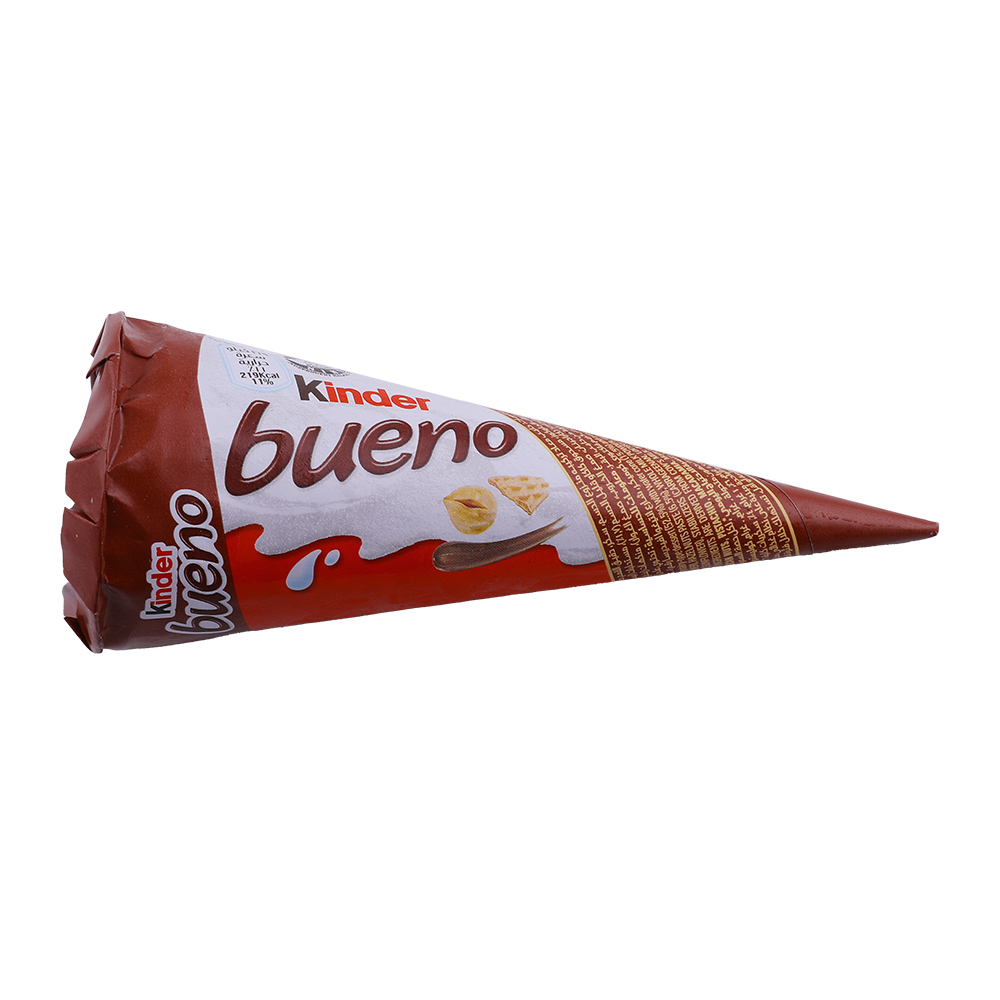 Alosraonline Kinder Bueno Cone Ice Cream 62g Alosraonline Kinder Bueno Cone Ice Cream 62g