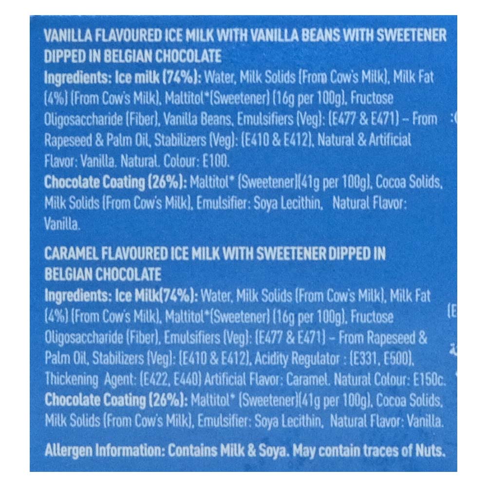The Brooklyn Creamery Vanila & Sea Salt Caramel Ice Cream 4s 220ml right side image