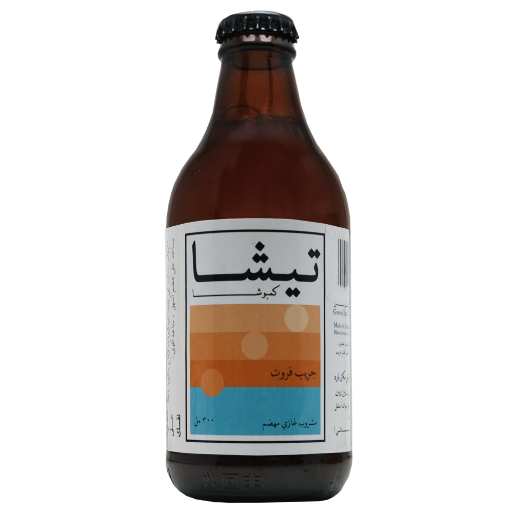 Techa Kombucha Grapefruit 300ml back image