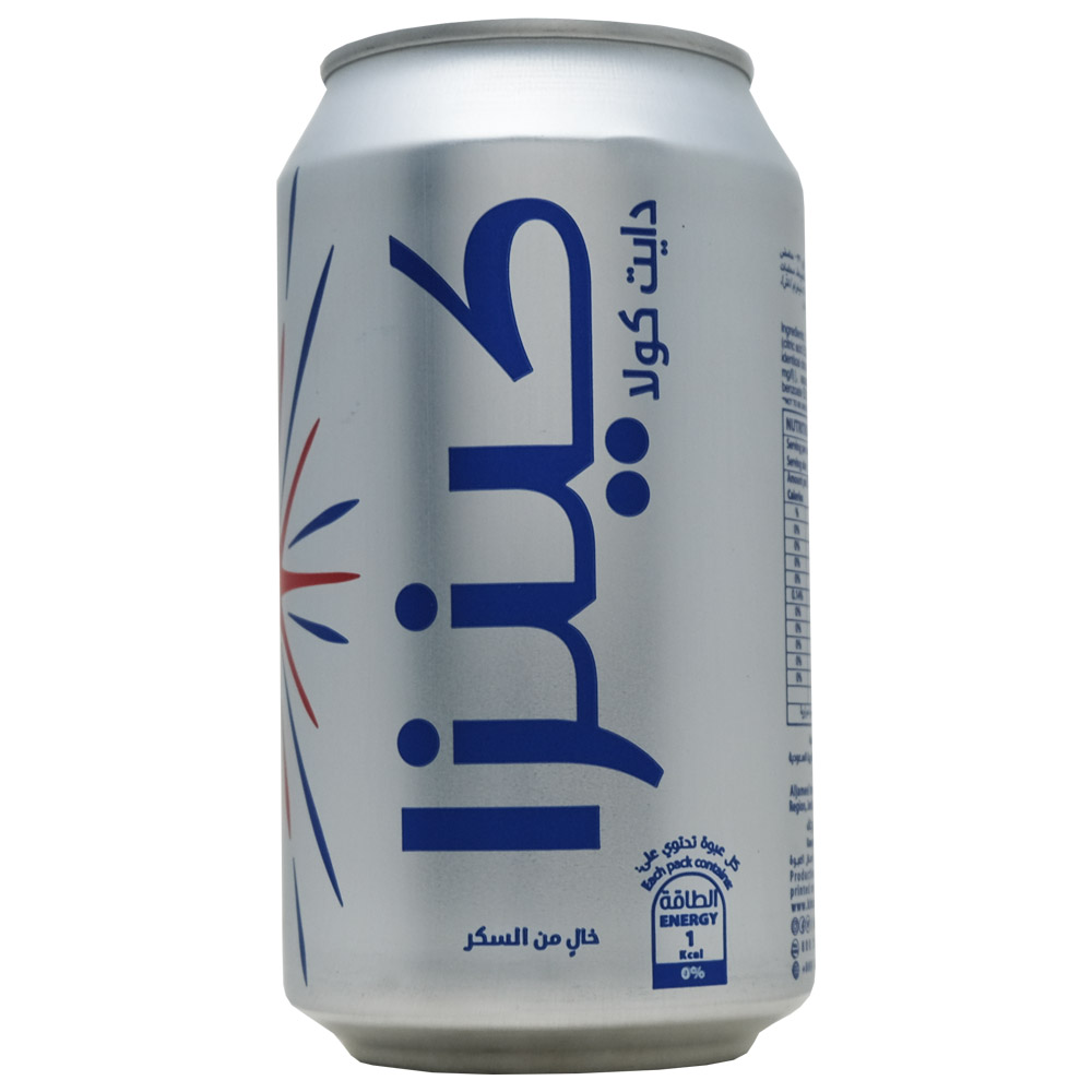 Kinza Diet Cola 360ml back image