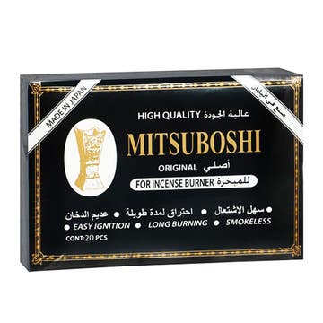 Mitsuboshi Coal For Incense Burner 20pcs 
