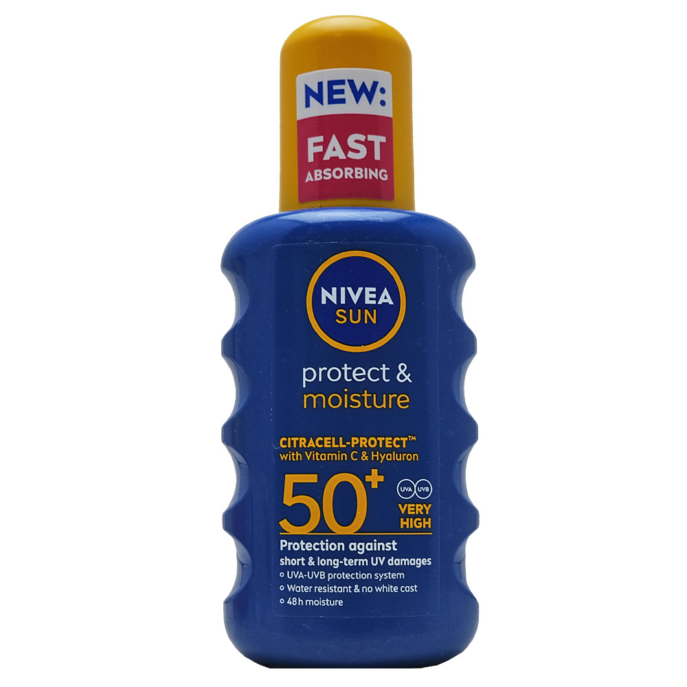 Nivea Protect & Moisture Spf50+ Sun Spray 200ml
