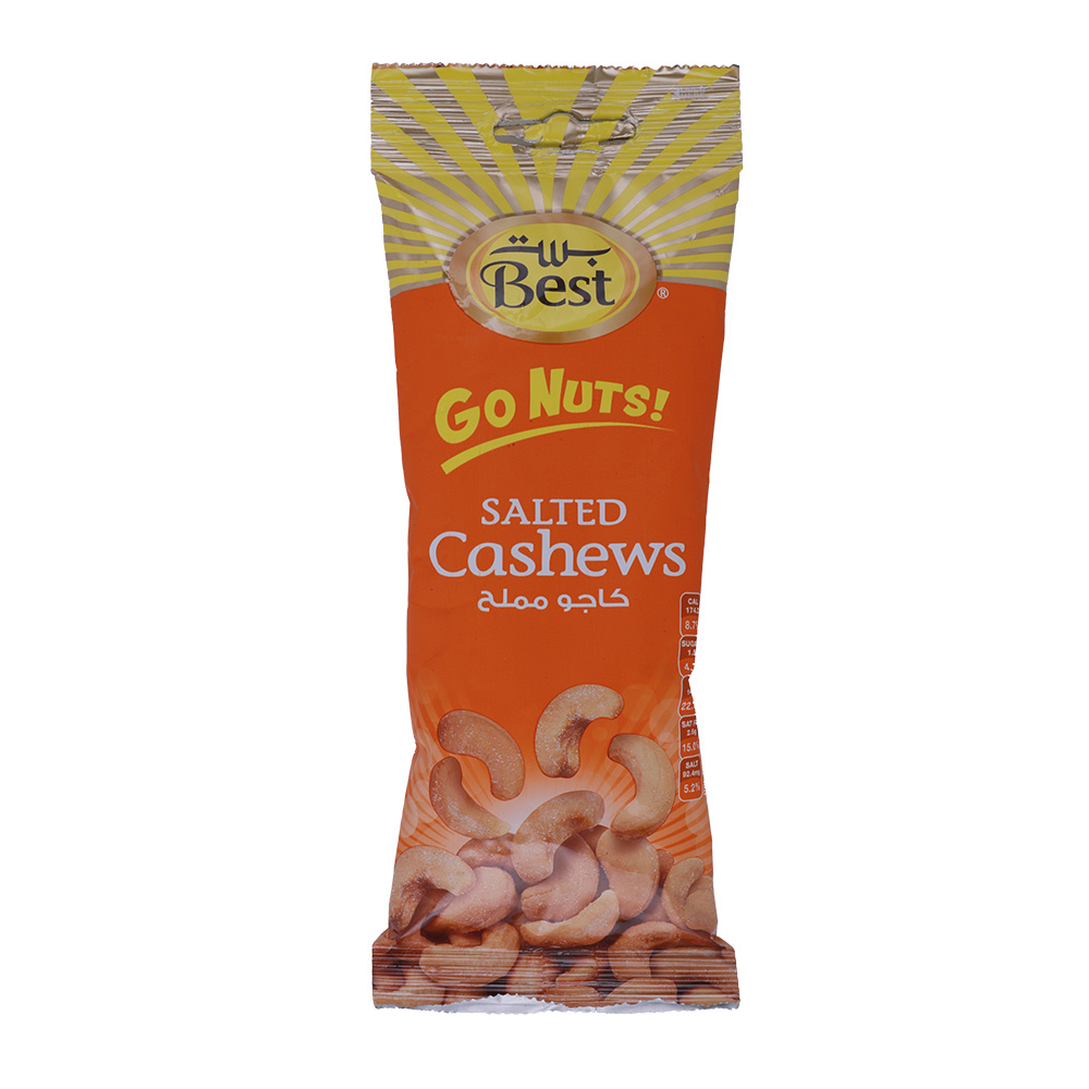 Best Go Nuts Salted Cashew 80g
