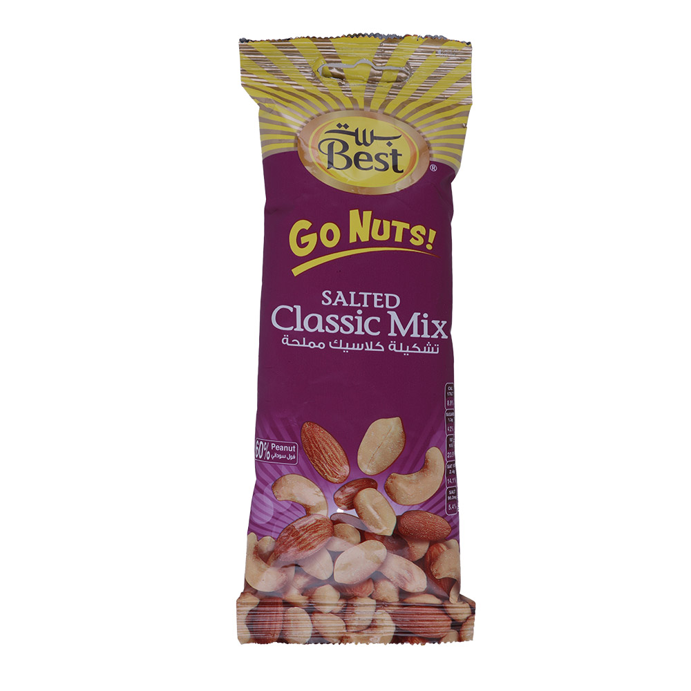 Best Go Nuts Salted Classic Mix Nuts 80g