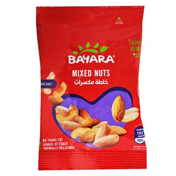 Bayara Sea Salted Mixed Nuts Snacks 30g 