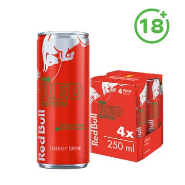 Red Bull The Red Edition Watermelon Energy Drink 4x250ml