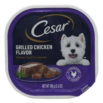 Cesar Grilled Chicken Flavor Dog Food 100g 