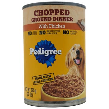 Pedigree Chopped Ground Dinner With Chicken 625g 
