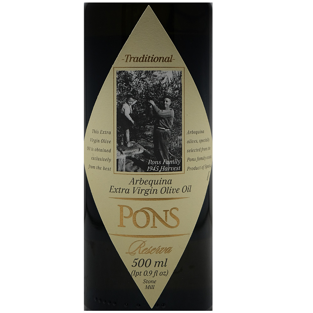 Pons Reserva Arbequina Extra Virgin Olive Oil 500ml back image
