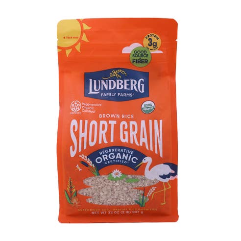 Lundberg Organic Brown Short Grain Rice 907g 
