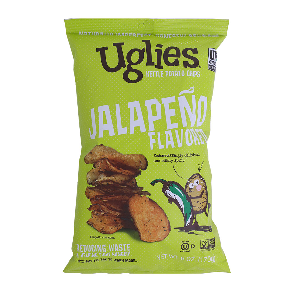 Uglies Jalapeno Potato Chips 170g