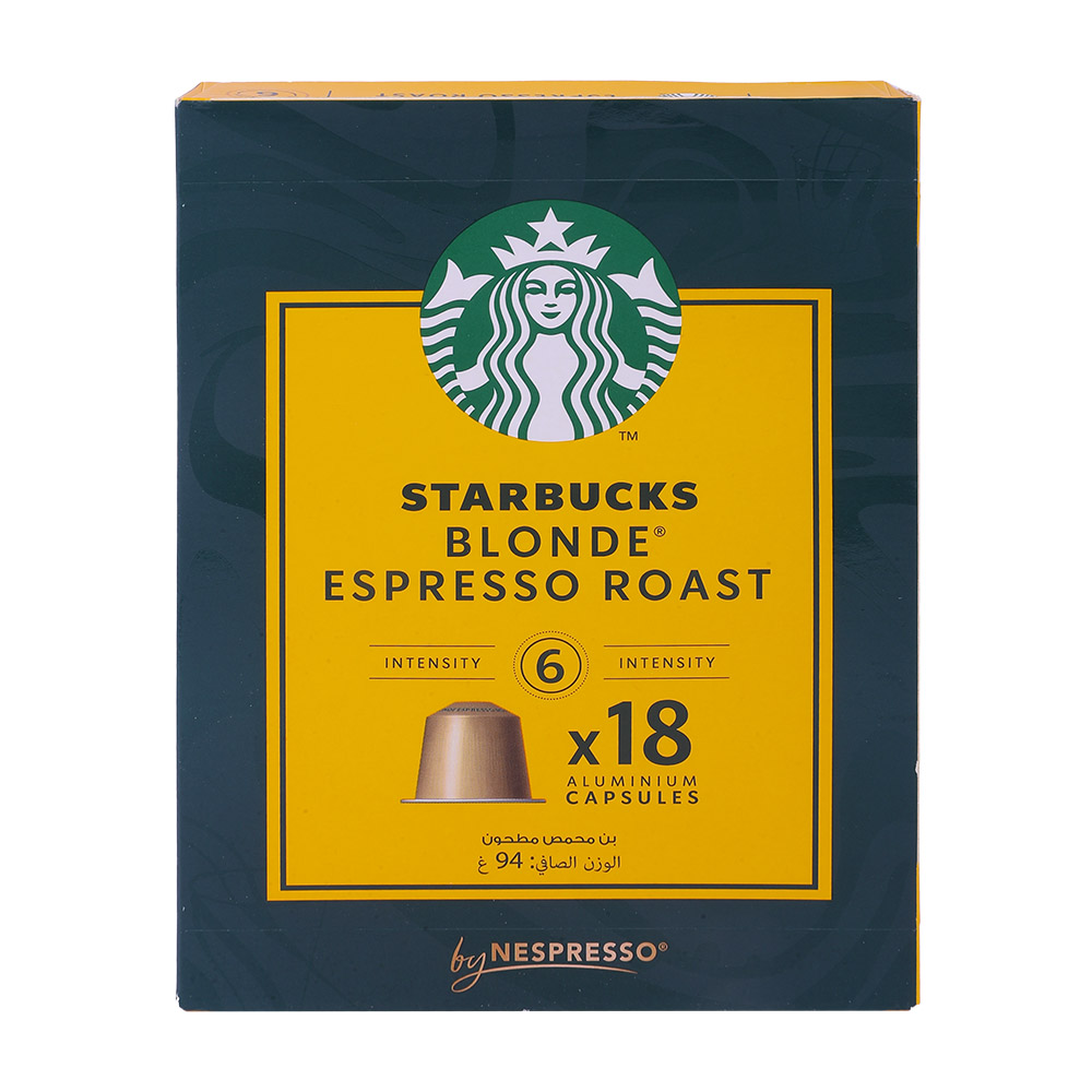 Starbucks Blonde Espresso Roast Coffee Capsules 94g