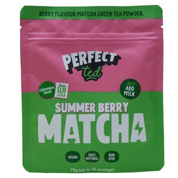 Perfectted Summer Berry Flavor Matcha Tea Powder 75g 