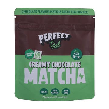 Perfectted Creamy Chocolate Flavor Matcha Tea Powder 75g 