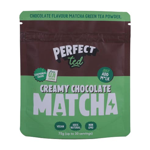 Perfectted Creamy Chocolate Flavor Matcha Tea Powder 75g 