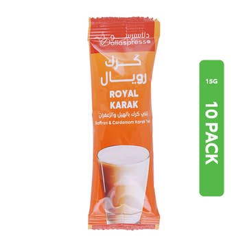 Dallaspresso Royal Saffron Karak Tea 10x15g