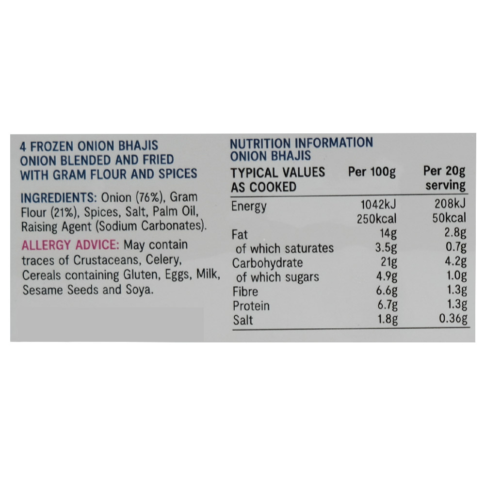 Supervalu 10 Piece Indian Style Selection 200g back image