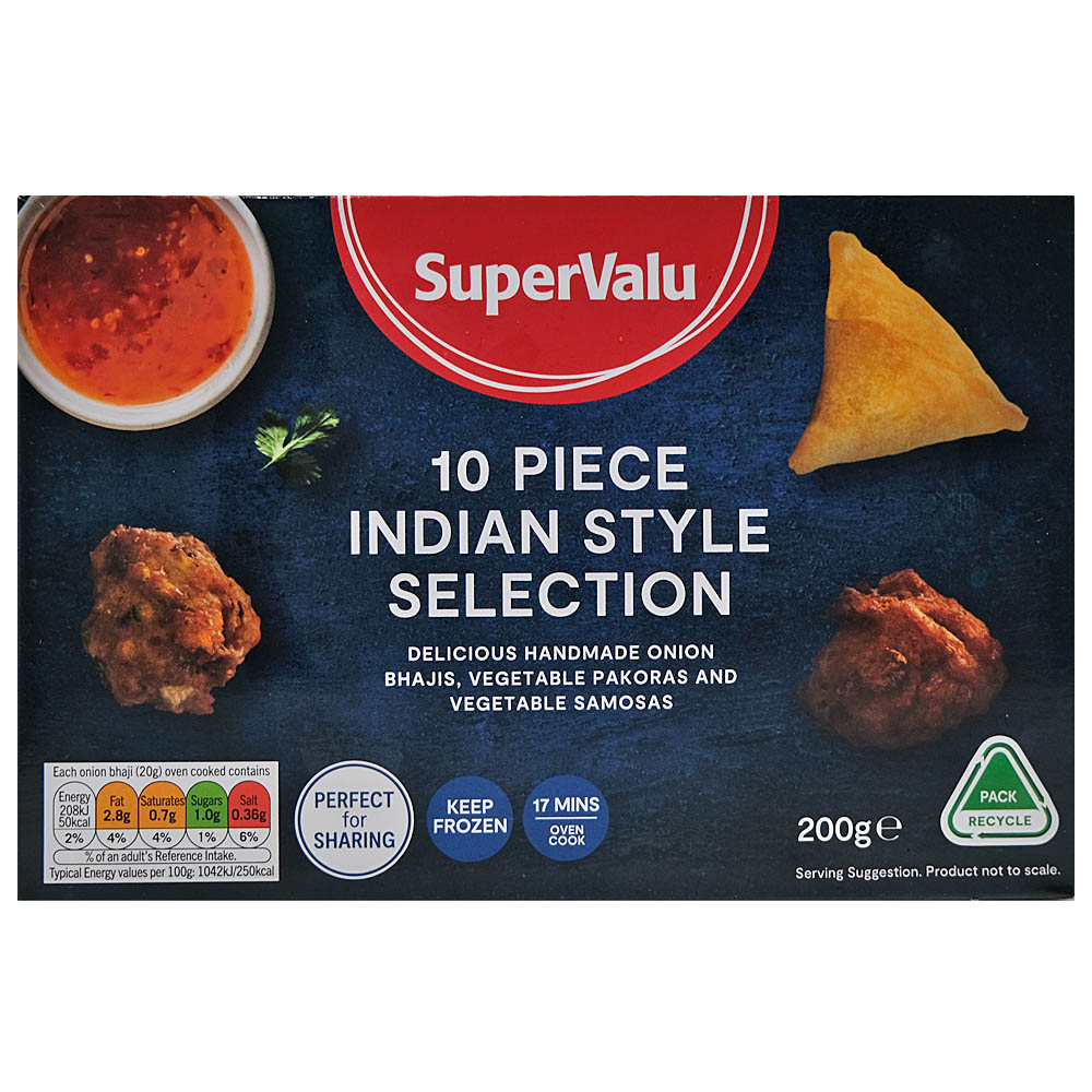 Supervalu 10 Piece Indian Style Selection 200g