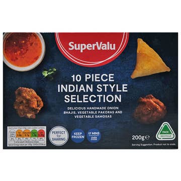 Supervalu 10 Piece Indian Style Selection 200g 