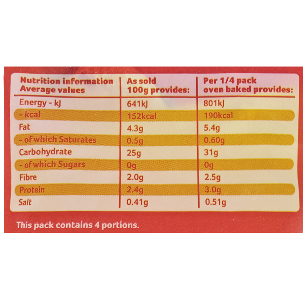 Birds Eye The Potato Dipper 500g right side image