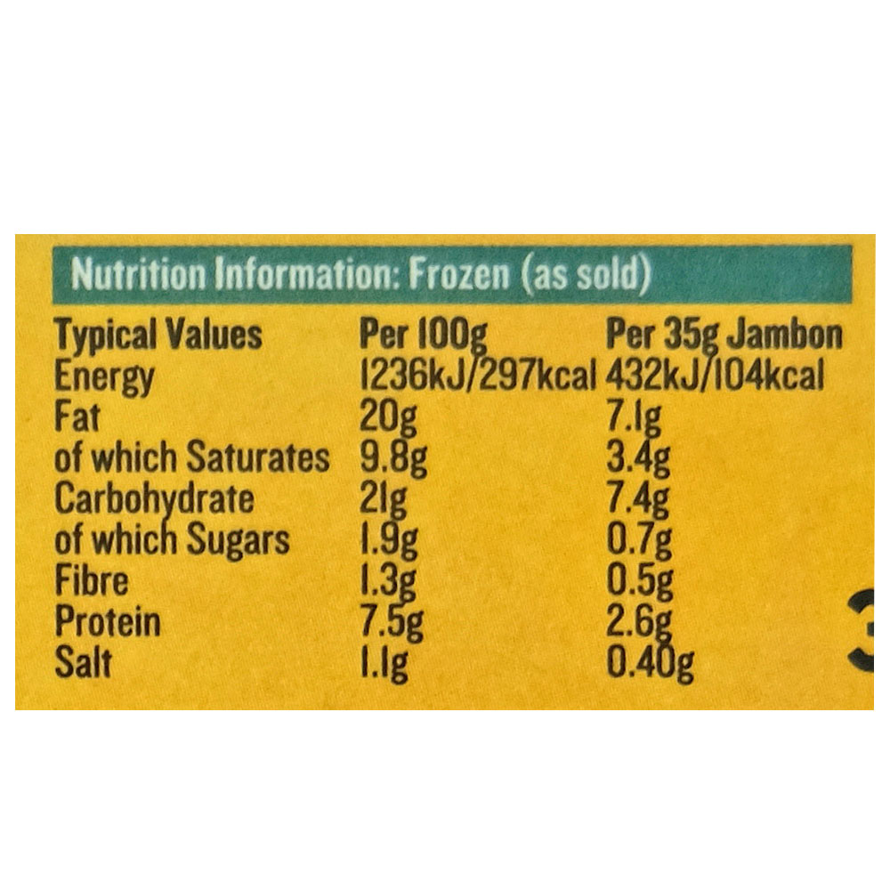 Golden Bake 9 Jambons Pepperoni Puff Pastry Crowns 315g left side image