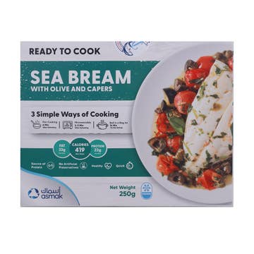 Asmak Sea Bream With Olives & Capers 250g 