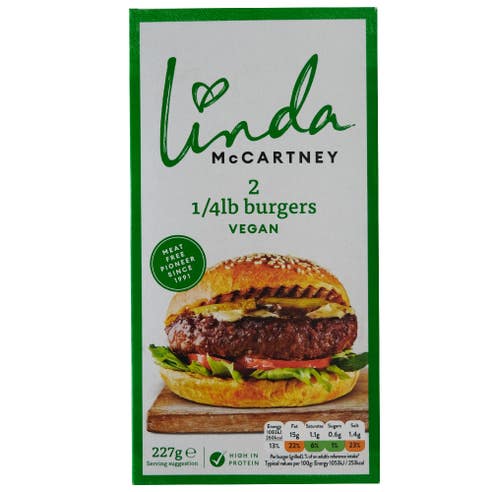 Linda McCartney 1/4lb Burgers 227g 
