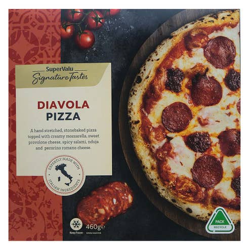 Supervalu Signature Tastes Diavola Pizza 460g 