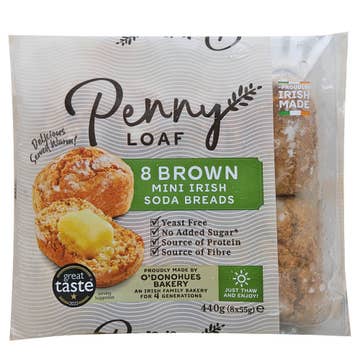 Penny Loaf Brown Soda 8 Pack 440g 