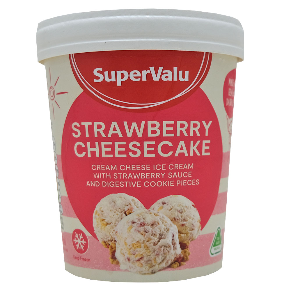 Supervalu Strawberry Cheesecake 500ml