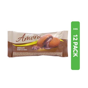 Lafayette Amora Chocolate Cream Filled Biscuits 12x34g