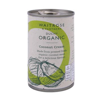 Waitrose Duchy Organic Coconut Cream 160ml