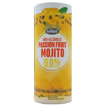 Twisst Mojito Passion Fruit Non Alcoholic Drink 240ml 