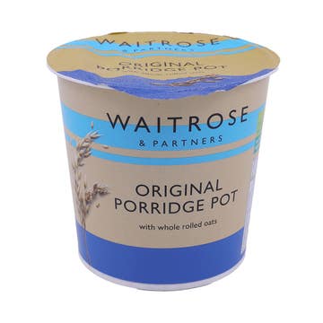 Waitrose Original Porridge Pot 60g