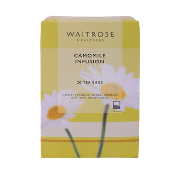 Waitrose Camomile Infusion Tea Bags 20s 30g
