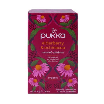 Pukka Elderberry And Echinacea Tea Bags 40g