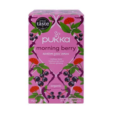Pukka Morning Berry Tea Bags 34g