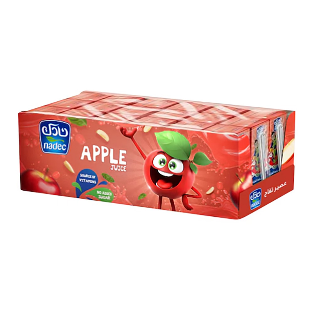 Nadec Apple Juice 18x125ml - Bahrain Alosraonline store