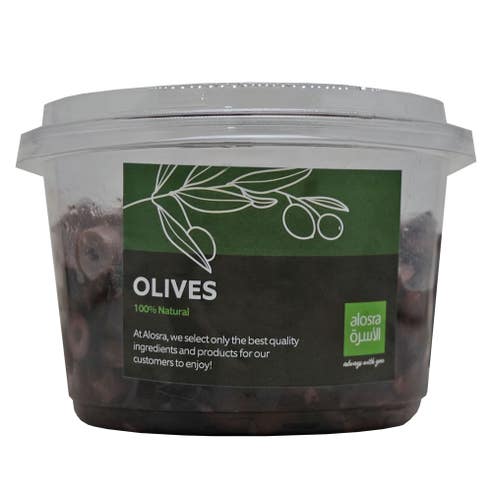 Kalamata Sliced Olives [Per Kg] – Available at Alosra Online Supermarket