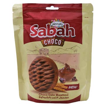 Jannaty Sabah Chocolate Date Maamoul Pouch 200g 