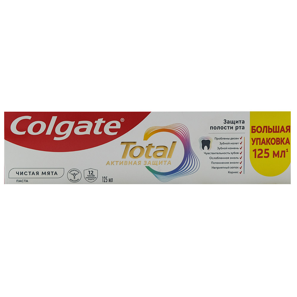 Colgate Total Cleanmint Toothpaste 125ml back image