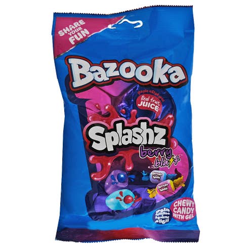 Bazooka Splash Berry Blast Candy 120g 