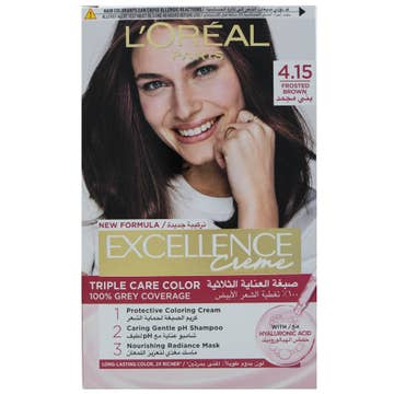 L'Oreal Excellence Creme Hair Coloration No.4.15 180ml 