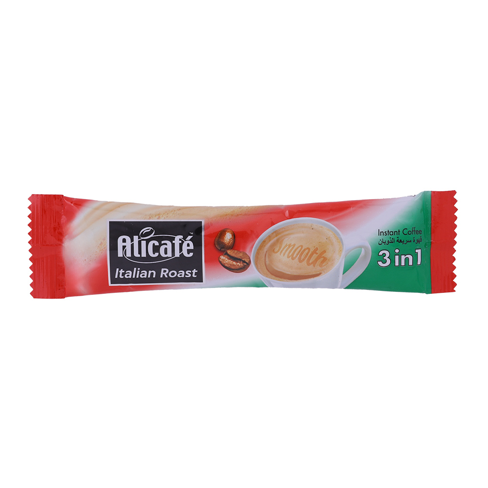 Ali Cafe Italian Roast 3 In 1 Instant Coffee 16.5g