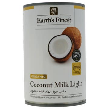 Earth's Finest Organic Coconut Milk Light 400ml 
