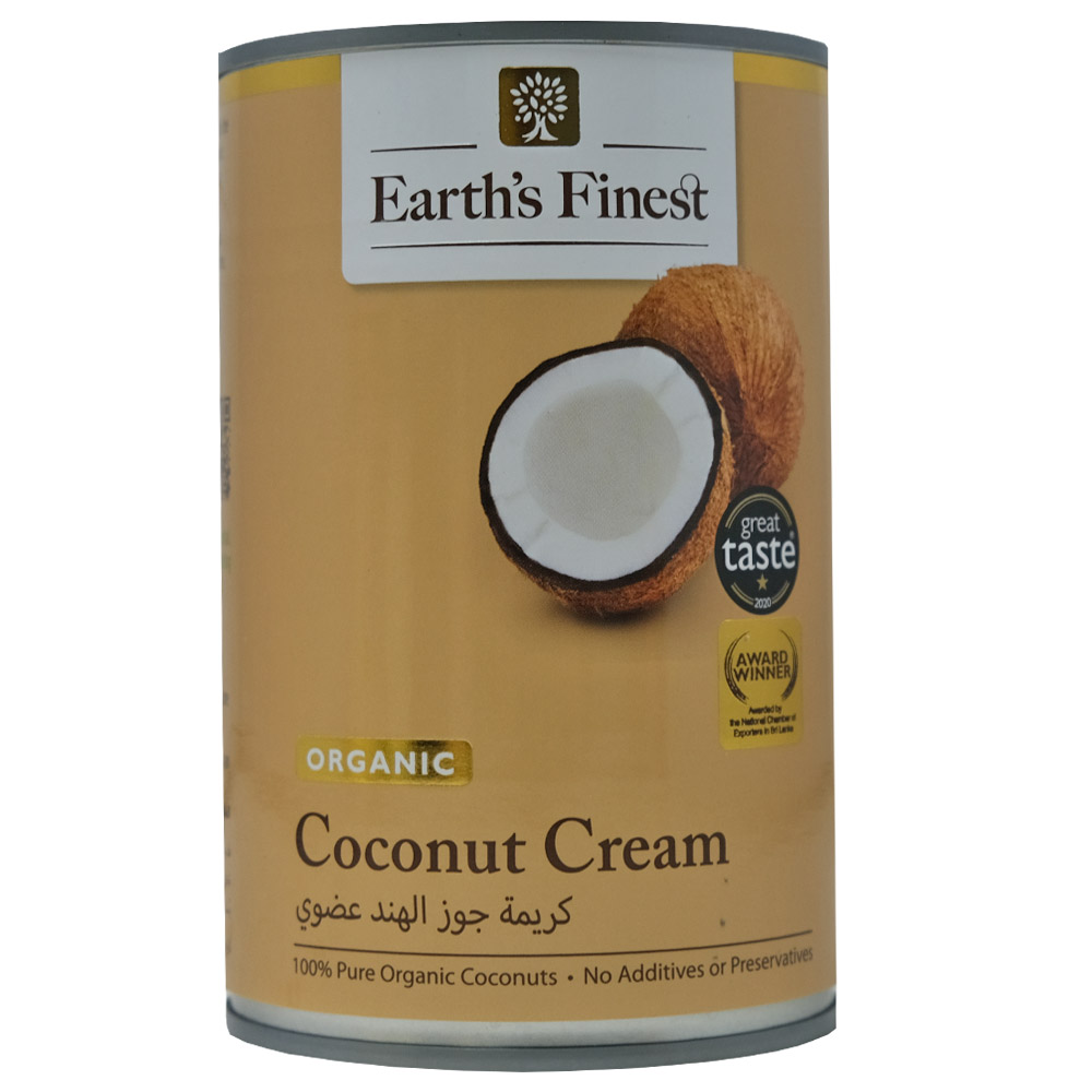 Earth's Finest Organic Coconut Cream 400ml