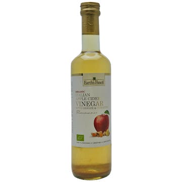 Earth's Finest Organic Italian Apple Cider With Ginger & Turmeric Vinegar 500ml 