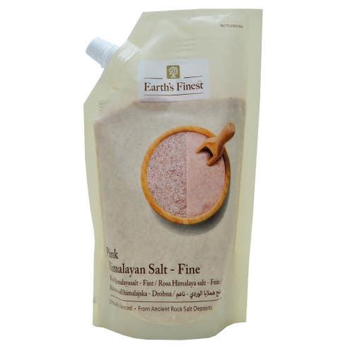 Earth's Finest Pink Himalayan Fine Salt 500g 