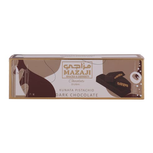 Mazaji Kunafa Pistachio Dark Chocolate 50g 