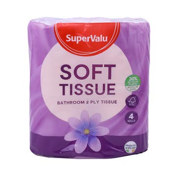 Supervalu Soft Toilet Tissue 4 Roll